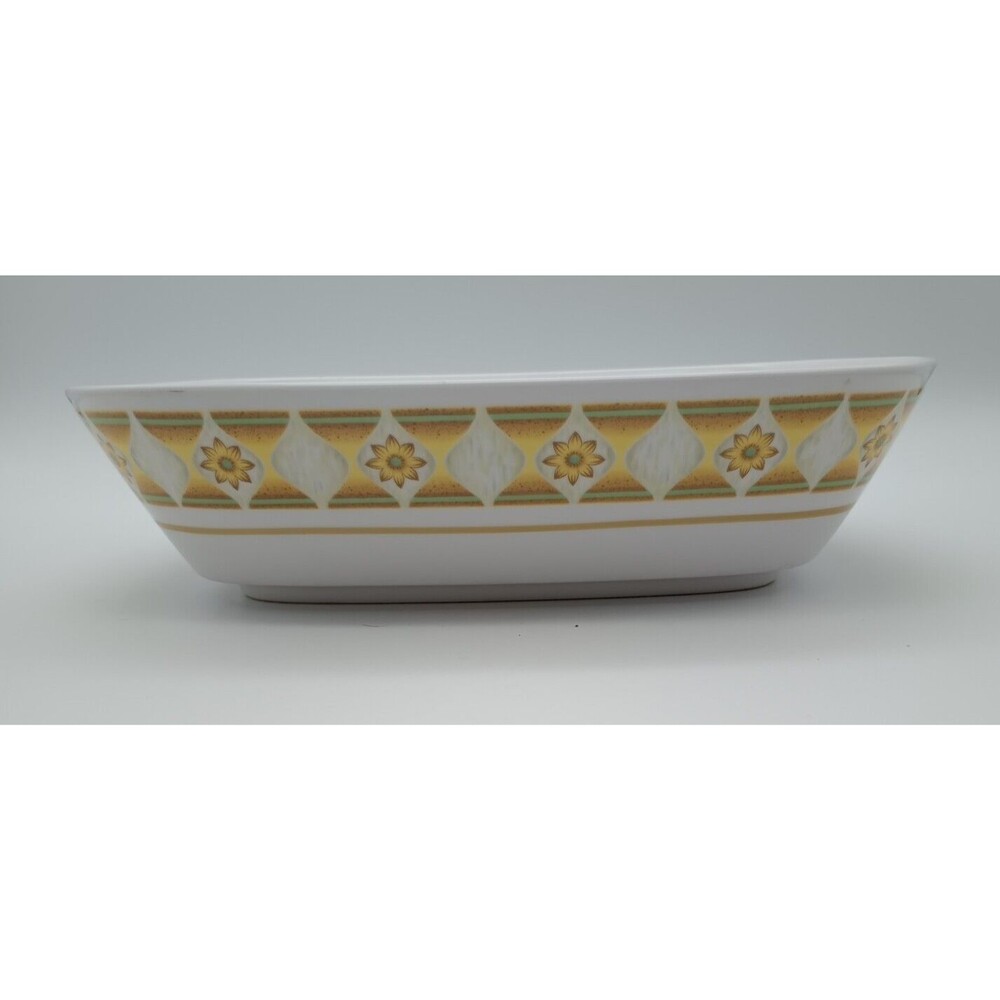 MCM Noritake Sunglow stoneware Serving Bowl  9042 Yellow